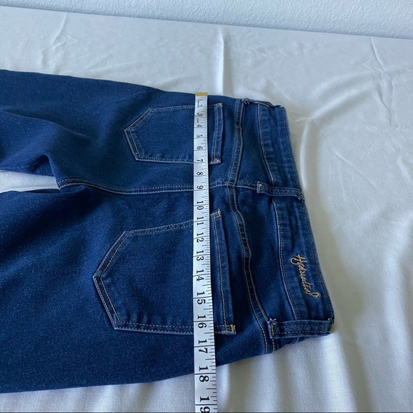 Jeans Stretch Size 11-12 Dark Polyester & Spandex 70%Cotton excellent condition - Picture 8 of 8